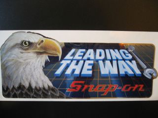 New Vintage Snap on Snap on Tool Box Cabinet Sticker Emblem Racing 