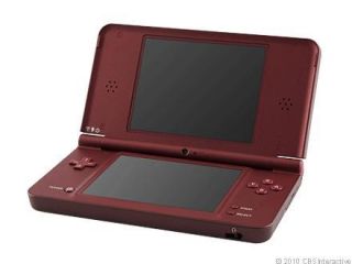 New Nintendo DSi XL Burgundy Handheld System w/ 3 pre installed games