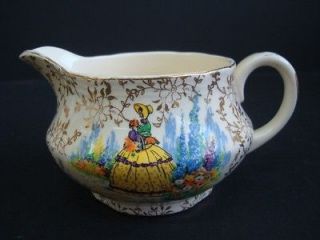 vintage morley ware crinoline lady cream jug 
