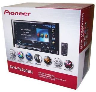 Pioneer AVH P8400BH Double Din DVD Player 7 Touchscreen Ipod 