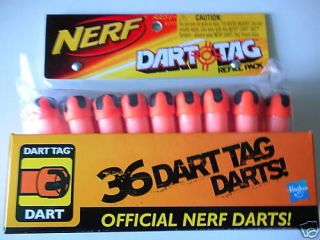 nerf 36 dart tag tagger darts orange strikefire furyfir time