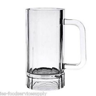 Newly listed 16 oz BEER MUG Clear Heavy Polycarbonate Durable Plastic 