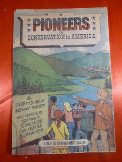 1975 Comics Booklet NJ Deer Mountain Highway Project Pioneers 