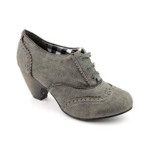 Not Rated Editor Womens Size 8 Gray Faux Leather Oxfords Shoes
