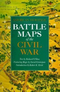   Heritage Battlemaps Civil War by Richard OShea 1994, Hardcover