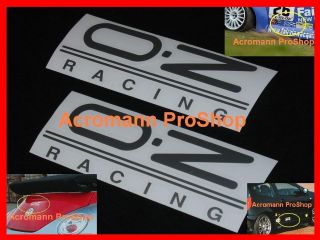 2x 6inch15.2cm OZ decal sticker O.Z Racing Superleggera Superturismo 