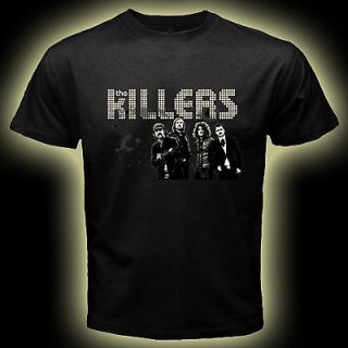 The Killers American Indie Rock Band Brandon Flowers Black T Shirt 