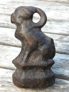 Newly listed #4 ANCIENT CAST IRON CHIMERA SCALE WEIGHT from OLD CHINA 