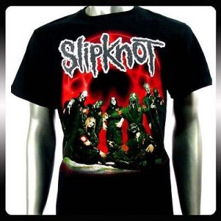 Slipknot Rock Punk Band Music Biker Rider T shirt Sz XL Sl9