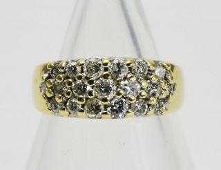 Goldsmiths 18ct YELLOW GOLD 3/4 Carat Diamond RING   Sz i   Millenium 