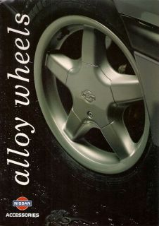 Nissan Accessory Alloy Wheels 1993 94 UK Brochure Micra Sunny Primera 