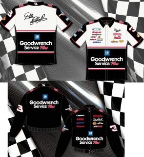 Mens Dale Earnhardt SR LOT NASCAR Pit Crew Shirt Jacket Embroidered JH 