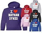 LOVE NATHAN SYKES ~ THE WANTED ~ GIRLS/KIDS HOODIE ~ 6 COLOURS AGE 