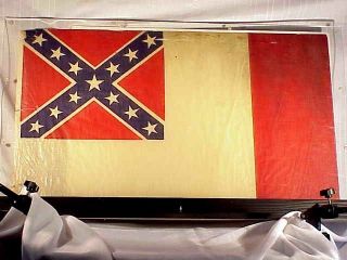 large 1890 s confederate veteran flag 3rd national time left