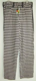   Mens Unisex Diesel Pants Europe Crazy Costume Checkered Size M L
