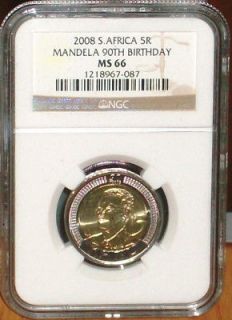 nelson mandela ngc ms65 ms66 ms67 90th birthday coins from