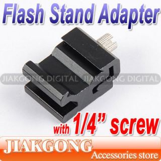 hot shoe flash stand adapter with 1 4 20 tripod