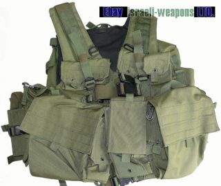 idf authentic official tactical saw gunner vest new removable backpack