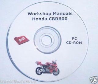   600RR Engine Electrical & Body workshop repair manual cd petrol