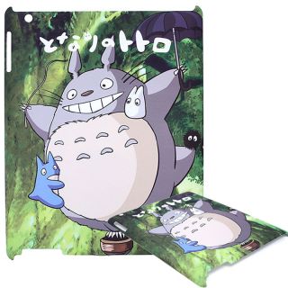 My Neighbor Grey Totoro Apple I pad 2 Case ipad 3 Hard Shell Case