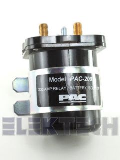 PAC 200 PAC200 AMP HIGH CURRENT RELAY BATTERY ISOLATOR