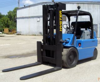 Hyster S125A, 12,500#, 12500# Cushion Tired Forklift, w/ Power Shift 
