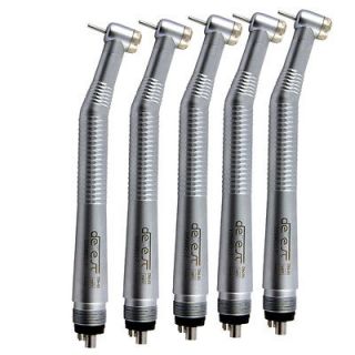 5pcs NSK Style Dental High Speed Handpiece Push Button Type 4 Holes 