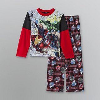   Marvel Avengers 2 Piece Long Sleeve & Pants Pajamas Polyester 4 6 8 10