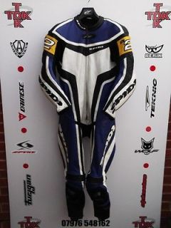 Spidi R2 Wind One Piece Race Leathers UK 42 euro 52 with hump