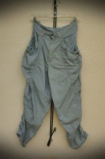 vintage fais blue parachute pants made in italy medium