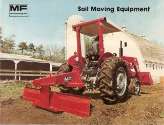 Farm Implement Brochure   Massey Ferguson   Soil Moving Equipment 