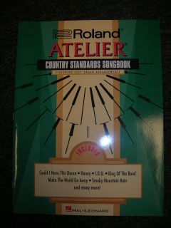 roland atelier easy organ country standards songbook 