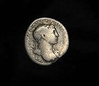 Ancient Roman Silver Denarius Arabia Coin of Emperor Trajan