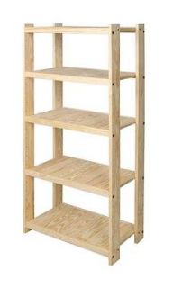 shelf wide bookshelf solid pine wood shelving unit on