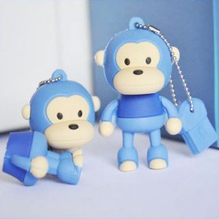16gb blue monkey usb2 0 flash memory stick pen drive