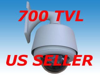 Outdoor SONY CCD Hi Speed PTZ Dome 700TV PELCO D 27X ZOOM Camera  96H