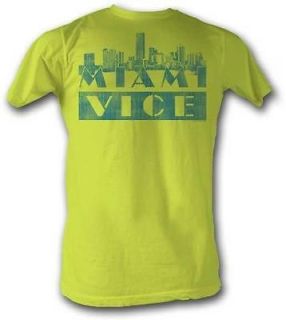 new licensed miami vice city scape adult t shirt s xxl