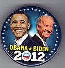 2012 OBAMA BIDEN JUGATE political campaign button pin pinback 