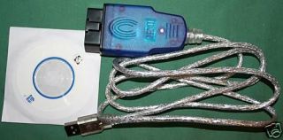 Vag Com USB Interface USB Cable KKL 409.1 OBD2 Audi VW (Fast from USA 