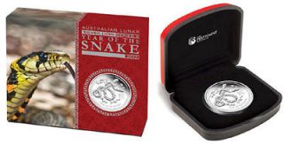 2013 perth mint silver lunar snake proof 1 2 oz