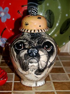 Custom Pet urn for ashes PUG DOG cremation urns SMALL ash pugs sml 