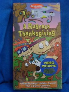 NEW Video A Rugrats Thanksgiving Holiday Movie VHS Nickelodeon Twins