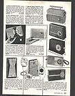 1958 AD Pocket Radio 3 Transistor Philco Arvin GE General Electric 