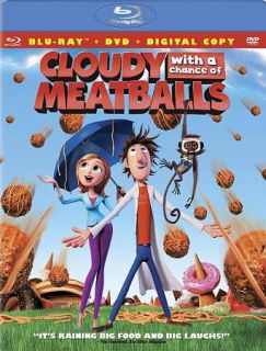 Cloudy With a Chance of Meatballs Blu ray DVD, 2010, 2 Disc Set