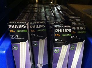 Brand New Philips Fluorescent PL S Bulbs 13W 827 2P GX23 Compac