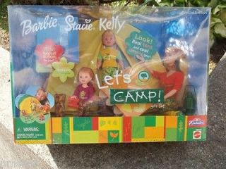 BARBIE EXCLUSIVE 2000 / STACIE& KELLY LETS CAMP SET ♥VERY RARE 