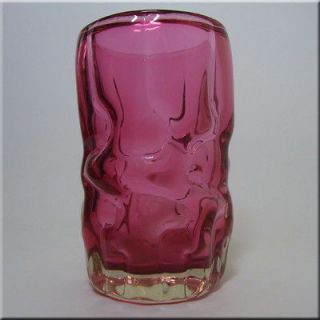 crystalex bor czech glass vase by pavel hlava c 1968