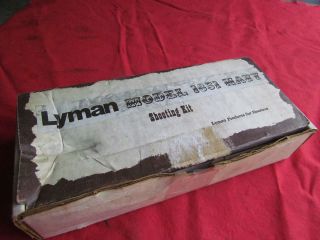 vintage lyman factory box for model 1851 navy revolver time