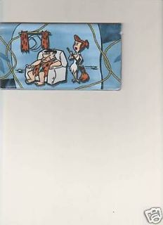 Newly listed FLINTSTONES CHECKBOOK COVER FRED & WILMA FABRIC NEW