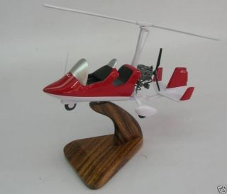 ela 07 modern autogyro airplane wood model free ship from